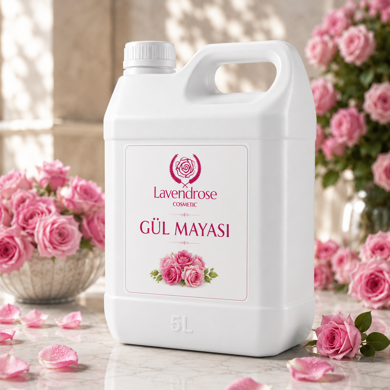 5 kg toptan gül suyu üreticisi Lavendrose